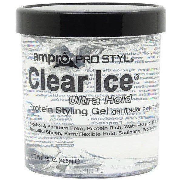 ampro Pro Styl Clear Ice Ultra Hold Protein Styling Gel 426g - gtwtoporld.com