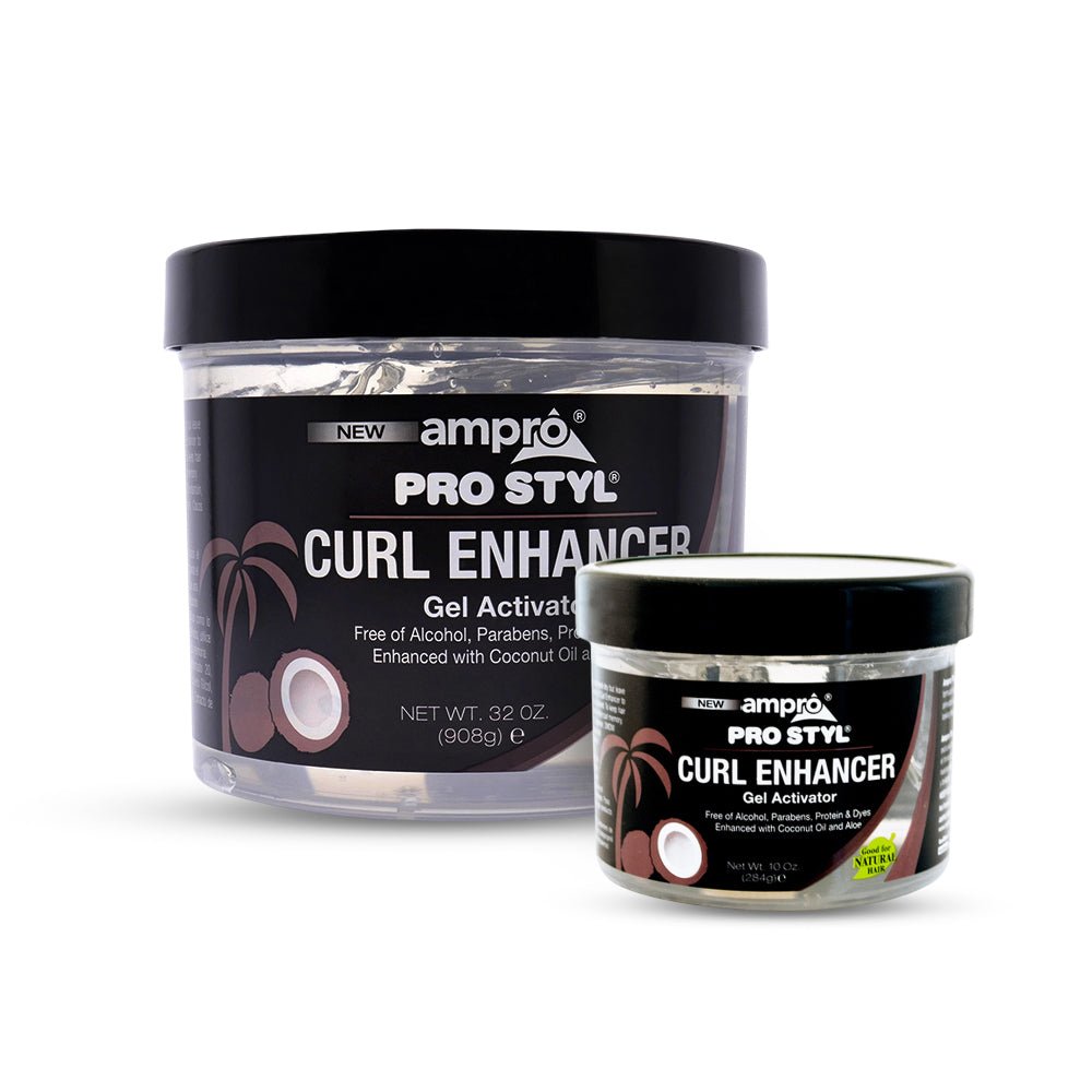 ampro Pro Style Curl Enhancer Gel Activator with coconut oil 284g - gtwtoporld.com