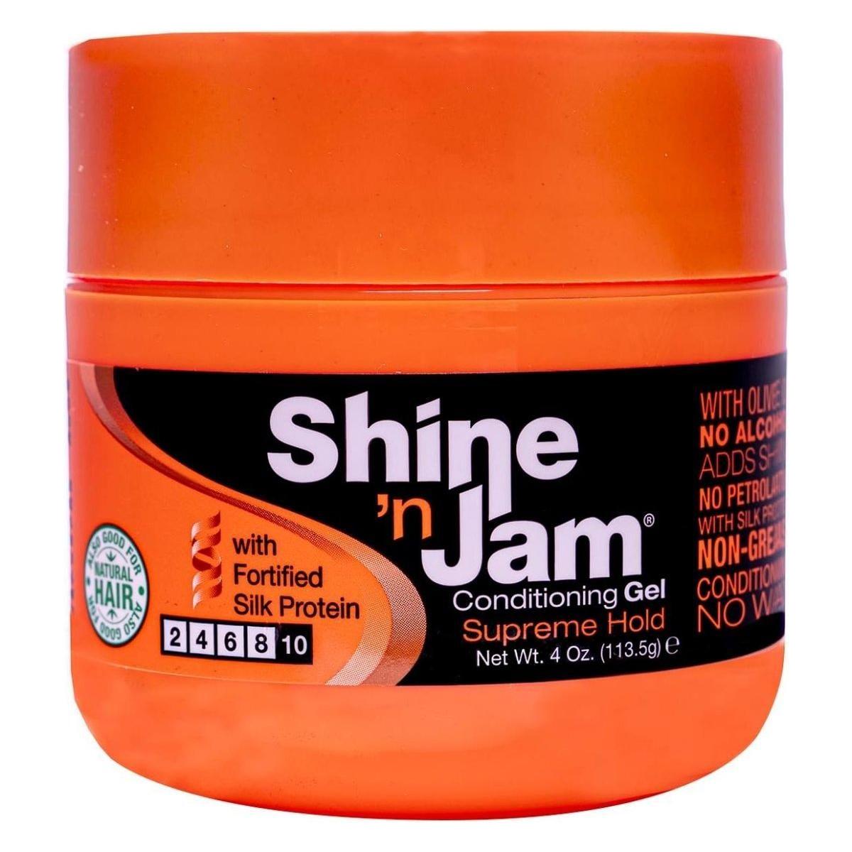 Ampro Shine - n - Jam - Supreme Hold Moist Gel 4oz - gtwtoporld.com