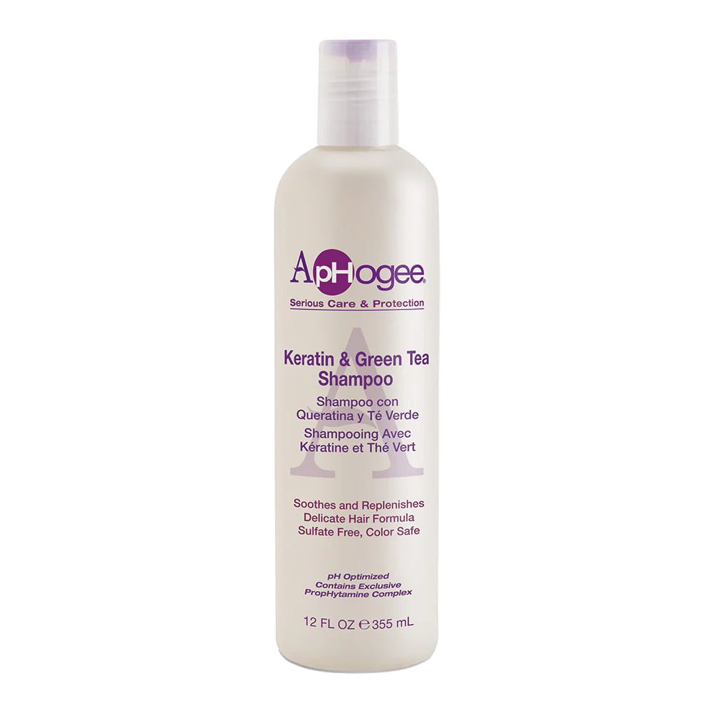 ApHogee Keratin &amp; Green Tea Shampoo 355ml - gtwtoporld.com