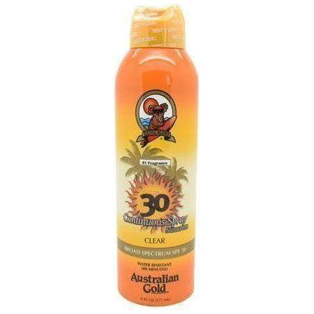 Australian Gold Spf 30 Continous Spray Clear 177Ml - gtwtoporld.com