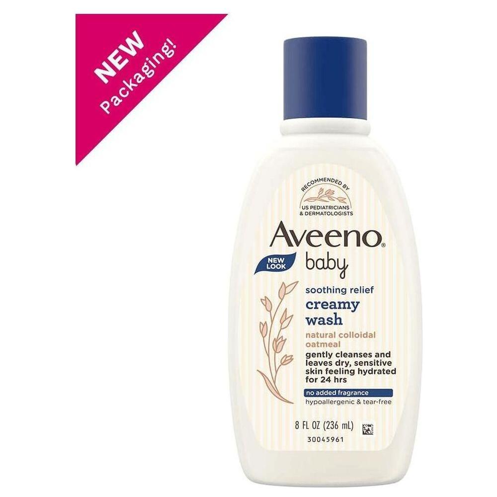 Aveeno Baby Soothing Relief Creamy Wash 236ml - gtwtoporld.com