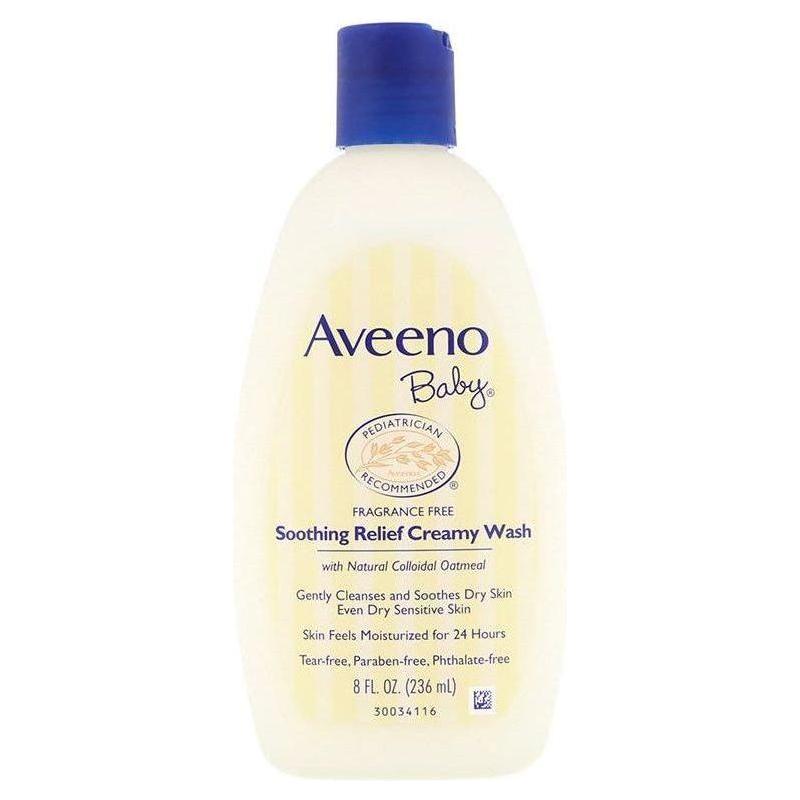 Aveeno Baby Soothing Relief Creamy Wash 236ml - gtwtoporld.com