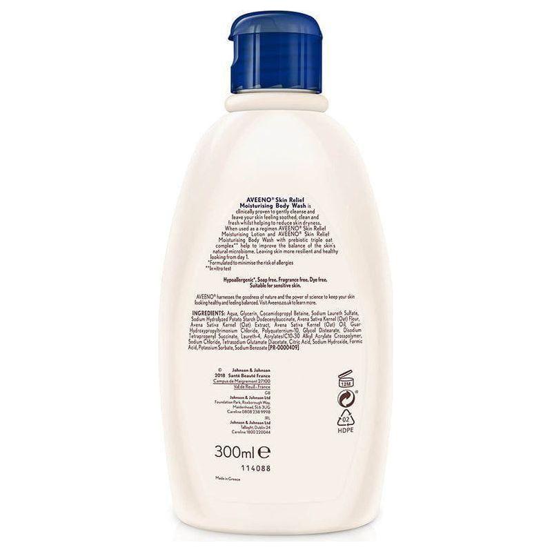 Aveeno Skin Relief Moisturising Body Wash 300ml - gtwtoporld.com