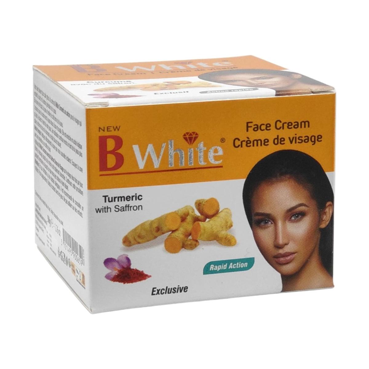 B White Curcuma avec du Safran Crème de Visage 50 g - gtwtoporld.com