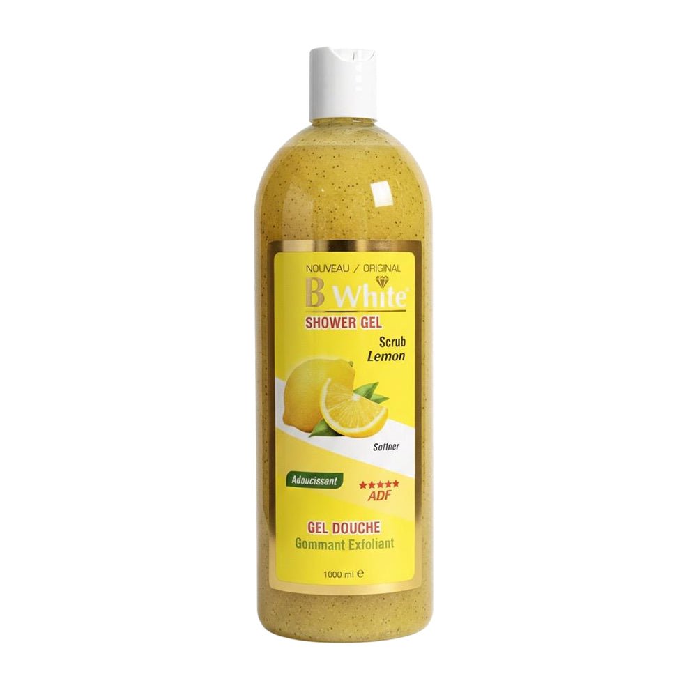 B WHITE GEL DOUCHE Lemon Shower Gel Scrub 1000 ml - gtwtoporld.com