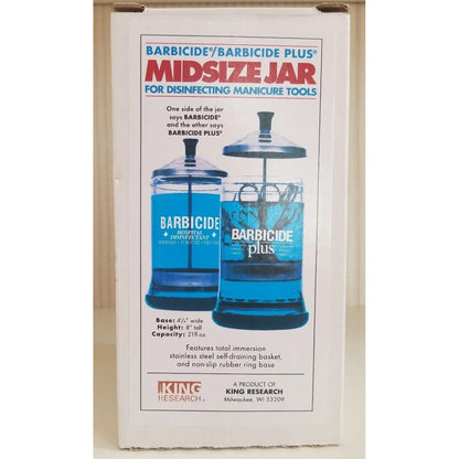 Barbicide Midsize Jar for Disinfecting Manicure Tools - gtwtoporld.com