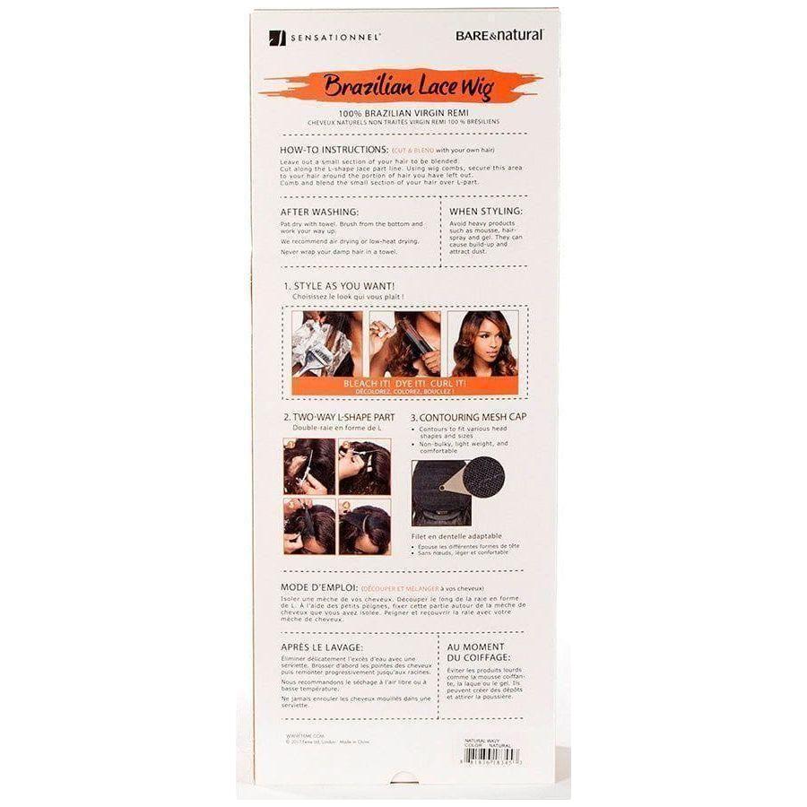Bare&amp;Natural Natural Wavy Wig Human Hair - gtwtoporld.com