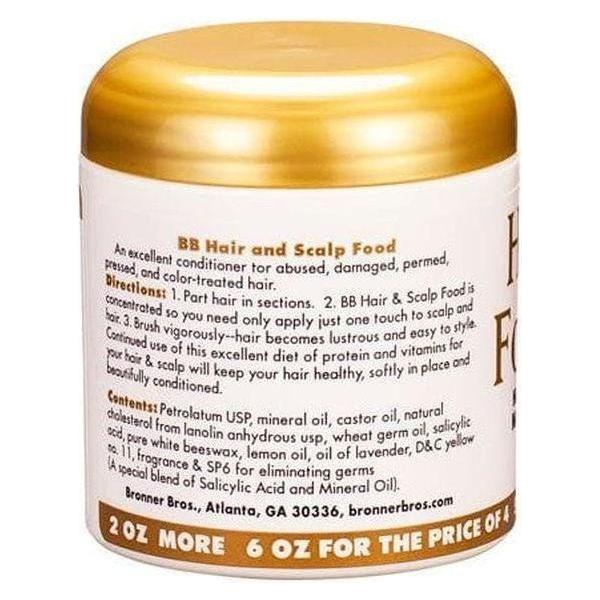 BB Hair food Hair &amp; Scalp Nourishment for relaxed &amp; pressed hair 177ml - gtwtoporld.com