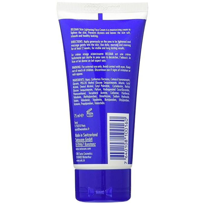 Beldam Skin Lightening Face Cream 75ml - gtwtoporld.com