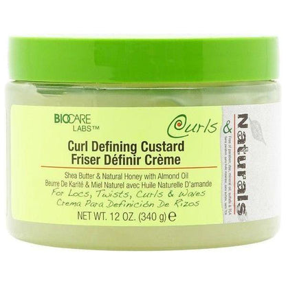 BioCare Curls &amp; Naturals Curl Defining Custard 340g - gtwtoporld.com