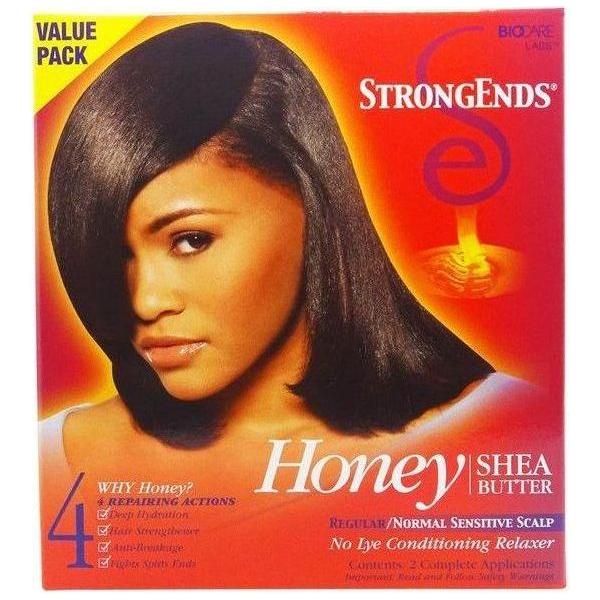 BioCare StrongEnds Honey Shea Butter No Lye Conditioning Relaxer Regular - gtwtoporld.com
