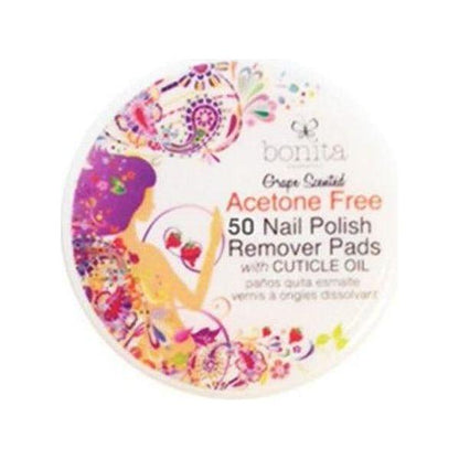 Bonita Nail Polish Remover 50 Pads Grape Scented - gtwtoporld.com