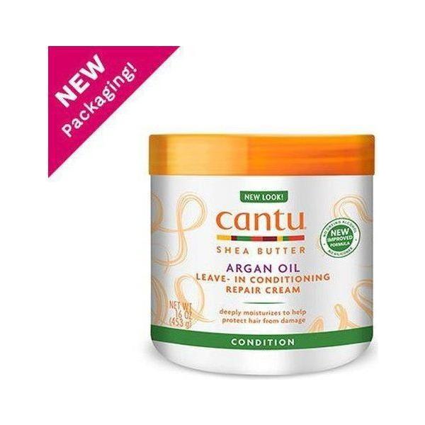 Cantu Argan Oil Leave - In Conditioner Repair Cream 453g - gtwtoporld.com