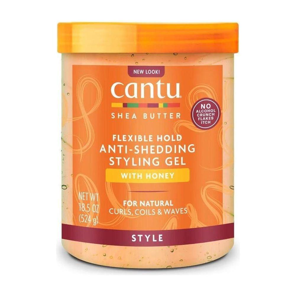 Cantu Shea Butter Flexible Hold Anti - Shedding Styling Gel With Honey 18.5 Oz - gtwtoporld.com