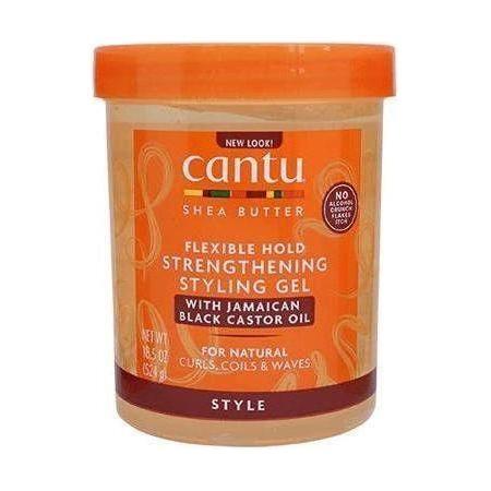 Cantu Shea Butter Flexible Hold Strengthening Styling Gel With Jamaican Black Castor Oil 18.5 oz - gtwtoporld.com
