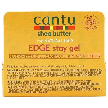 Cantu Shea Butter for Natural Hair Edge Stay Gel 14g - gtwtoporld.com