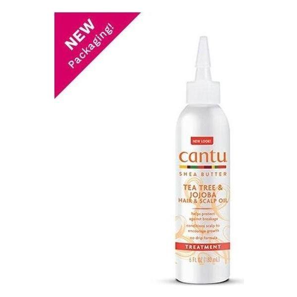 Cantu Tea Tree &amp; Jojoba Hair &amp; Scalp Oil 180ml - gtwtoporld.com