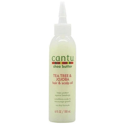 Cantu Tea Tree &amp; Jojoba Hair &amp; Scalp Oil 180ml - gtwtoporld.com