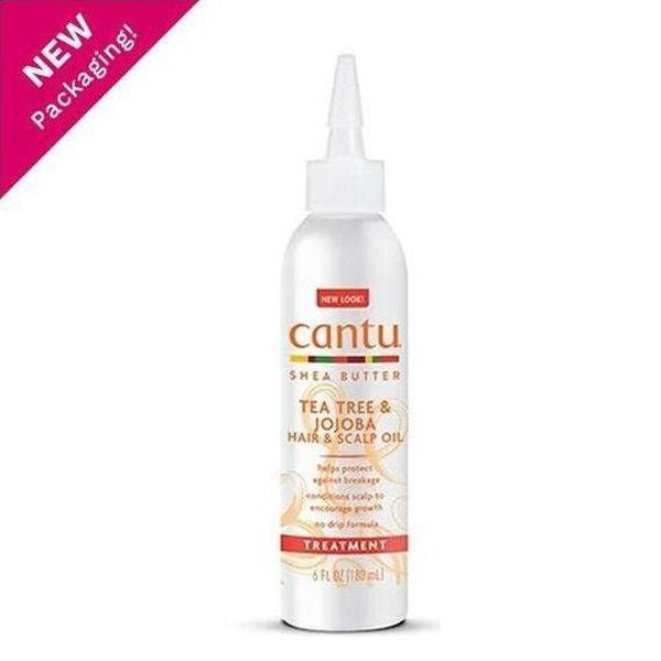 Cantu Tea Tree &amp; Jojoba Hair &amp; Scalp Oil 180ml - gtwtoporld.com
