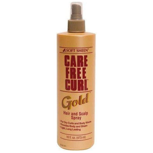 Care Free Curl Gold Hair and Scalp Spray 473ml     - gtwtoporld.com