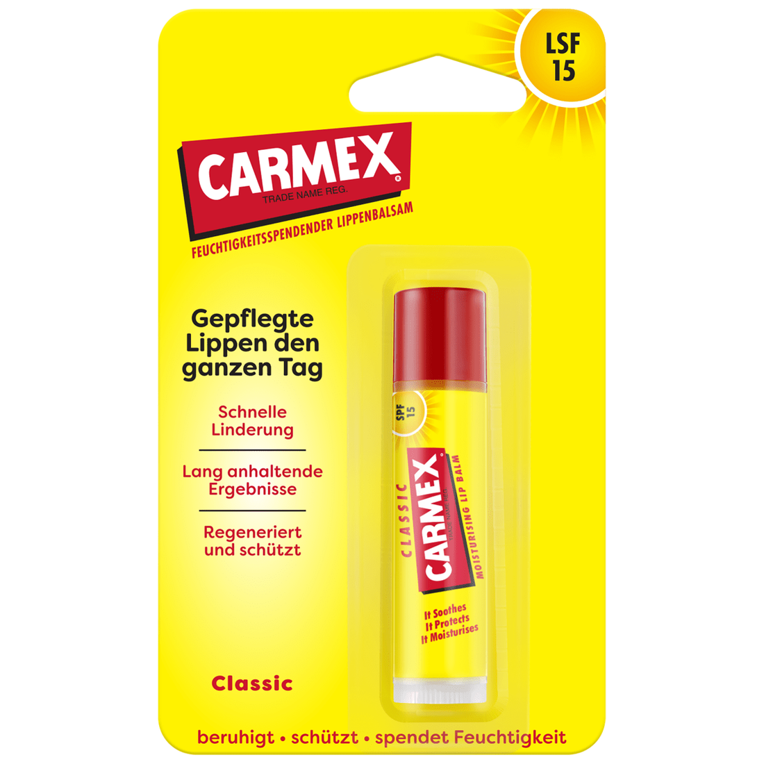 Carmex Classic Lip Balm moisturising Stick - gtwtoporld.com