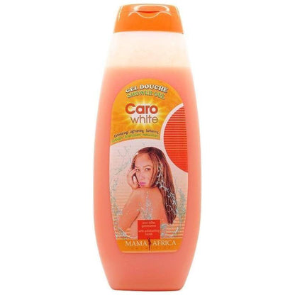 Caro White Shower Gel Exfoliating Lightening Softening 750ml - gtwtoporld.com