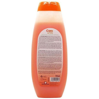 Caro White Shower Gel Exfoliating Lightening Softening 750ml - gtwtoporld.com