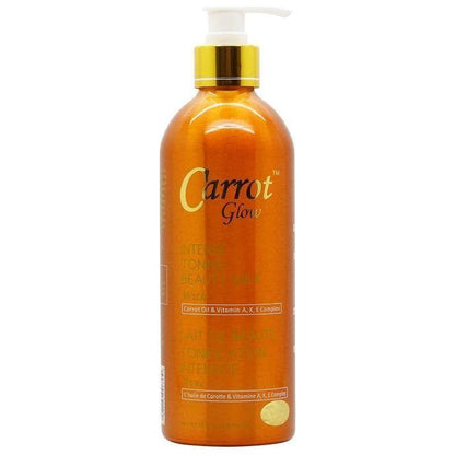 Carrot Glow Intense Toning Beauty Milk with Carrot Oil &amp; Vitamin A,K,E Complex 500ml - gtwtoporld.com