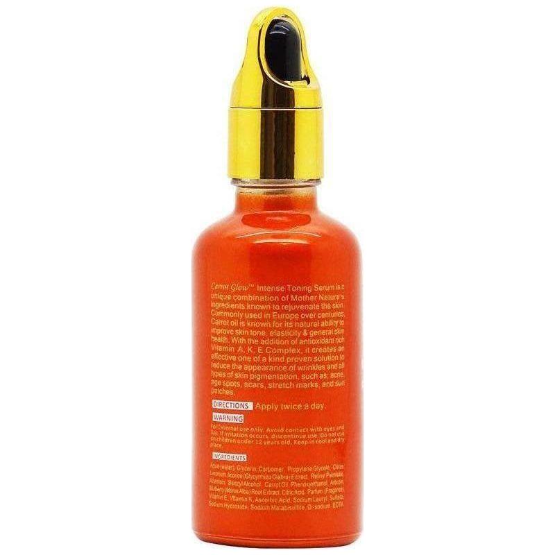 Carrot Glow Intense Toning Serum with Carrot Oil &amp; Vitamin A,K,E Complex 50ml - gtwtoporld.com