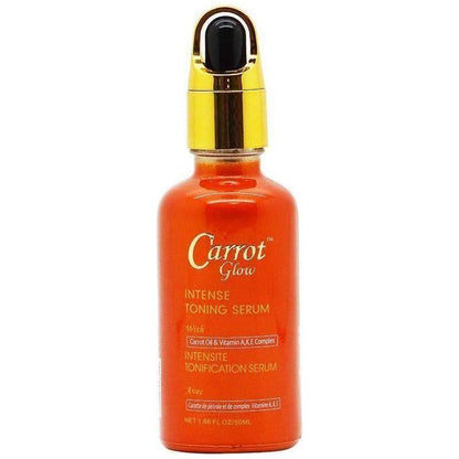 Carrot Glow Intense Toning Serum with Carrot Oil &amp; Vitamin A,K,E Complex 50ml - gtwtoporld.com
