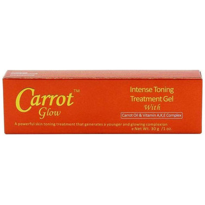 Carrot Glow Intense Toning Treatment Gel with Carrot Oil &amp; Vitamin A,K,E Complex 30g - gtwtoporld.com
