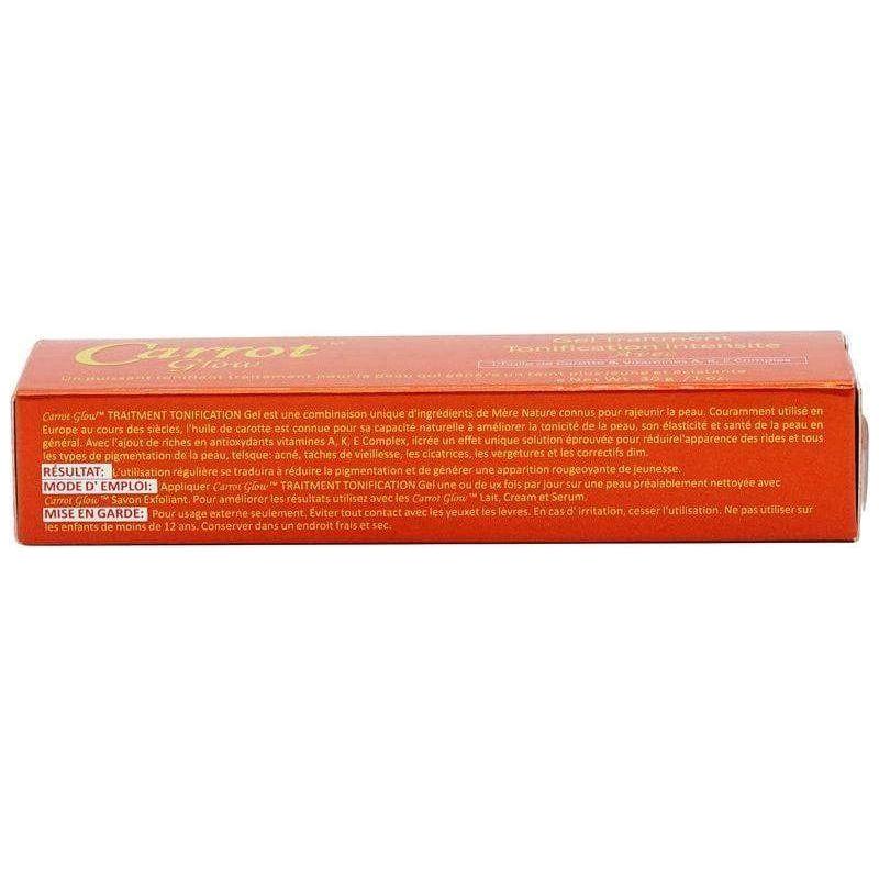 Carrot Glow Intense Toning Treatment Gel with Carrot Oil &amp; Vitamin A,K,E Complex 30g - gtwtoporld.com