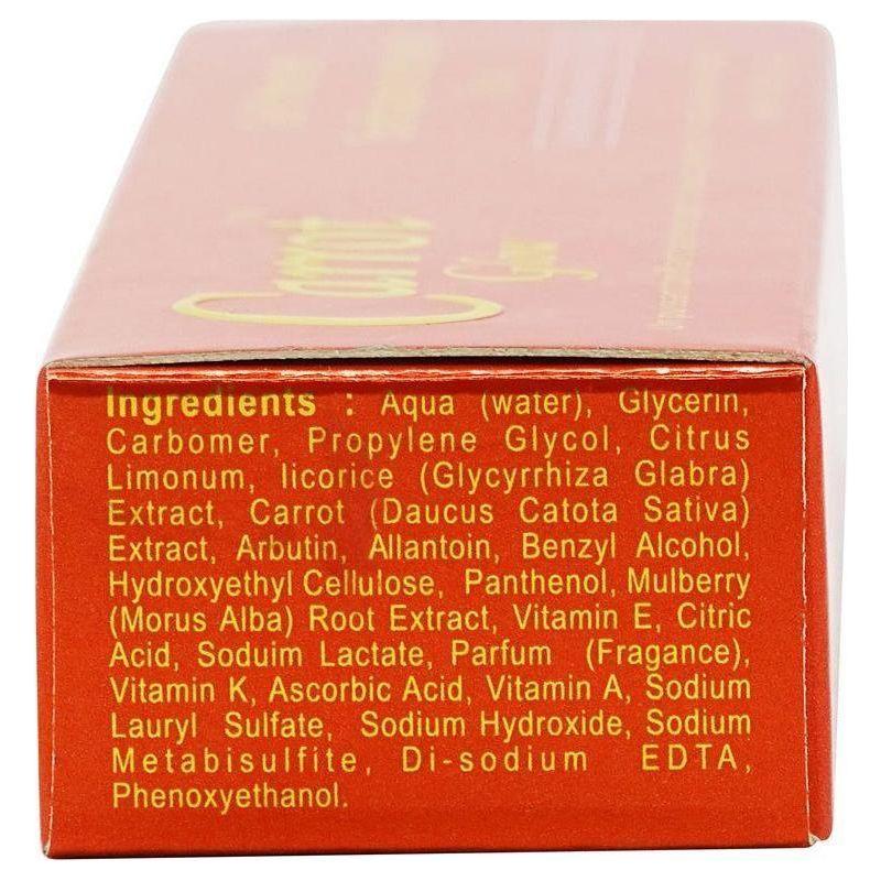 Carrot Glow Intense Toning Treatment Gel with Carrot Oil &amp; Vitamin A,K,E Complex 30g - gtwtoporld.com