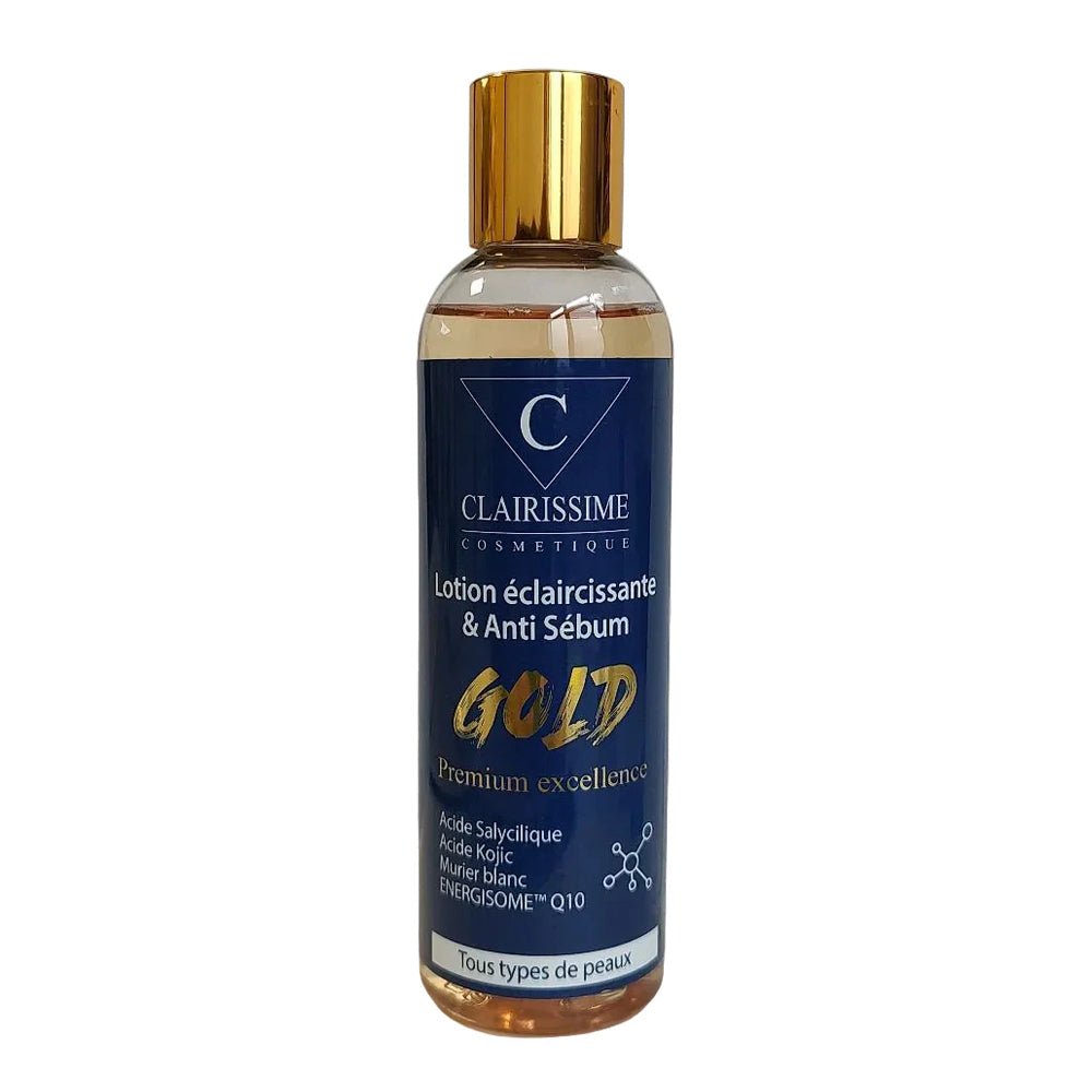 Clairissime Eclaircissante &amp; Anti Sebum Gold Lotion 200ml - gtwtoporld.com