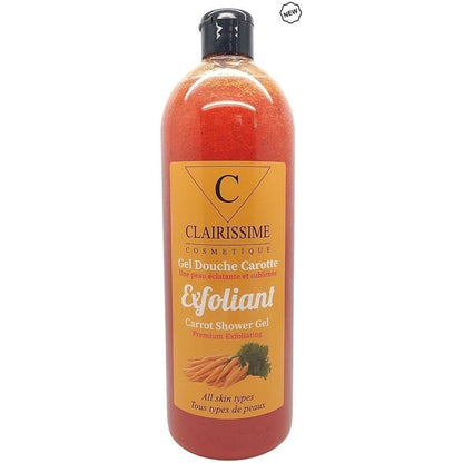 Clairissime Exfoliant Carrot Shower Gel 1000ml - gtwtoporld.com