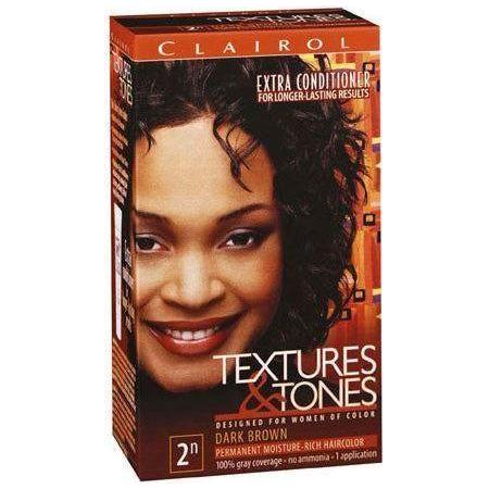 Clairol Textures and Tones Permanent Moisture - Rich Hair Color - gtwtoporld.com
