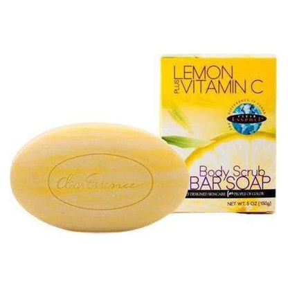 Clear Essence Lemon Plus Vitamin C Body Scrub Bar Soap 150g - gtwtoporld.com