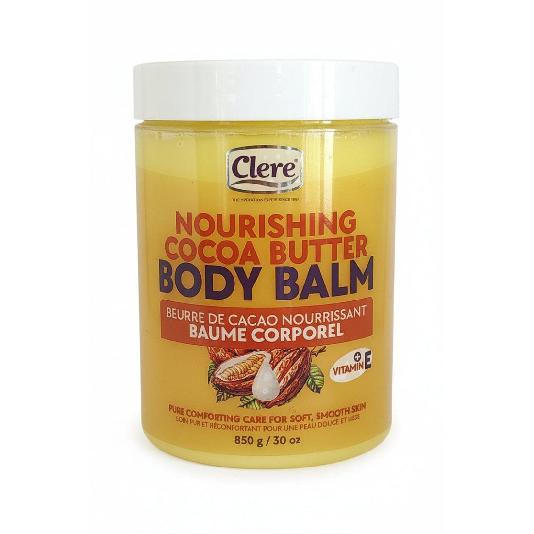 Clere Nourishing Cocoa Butter Body Balm 30 oz - gtwtoporld.com