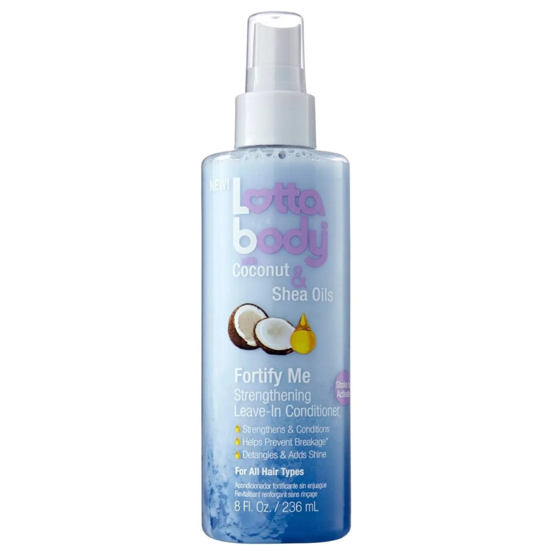 Coconut &amp; Shea Oils Fortify Me Strengthening Leave - In Conditioner 236ml - gtwtoporld.com