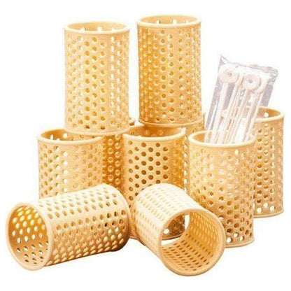 Comair Mesh Rollers Beige : 3011745 (10 Pcs/Pack) - gtwtoporld.com