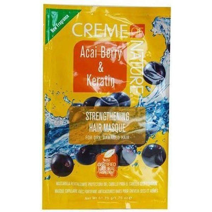 Creme of Nature Acai Berry&amp;Keratin Strengthening Hair Masque 51,75g - gtwtoporld.com