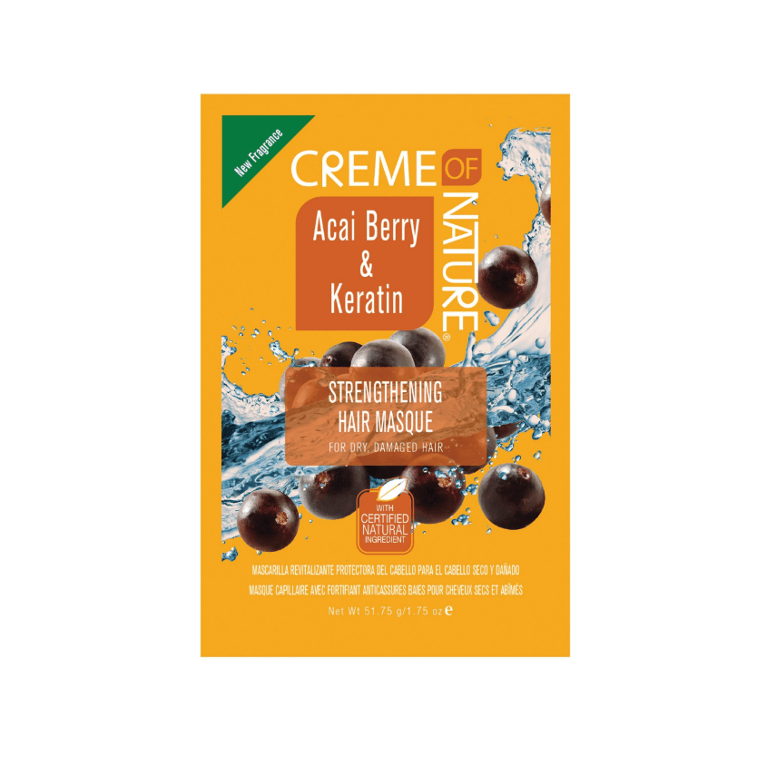 Creme of Nature Acai Berry&amp;Keratin Strengthening Hair Masque 51,75g - gtwtoporld.com