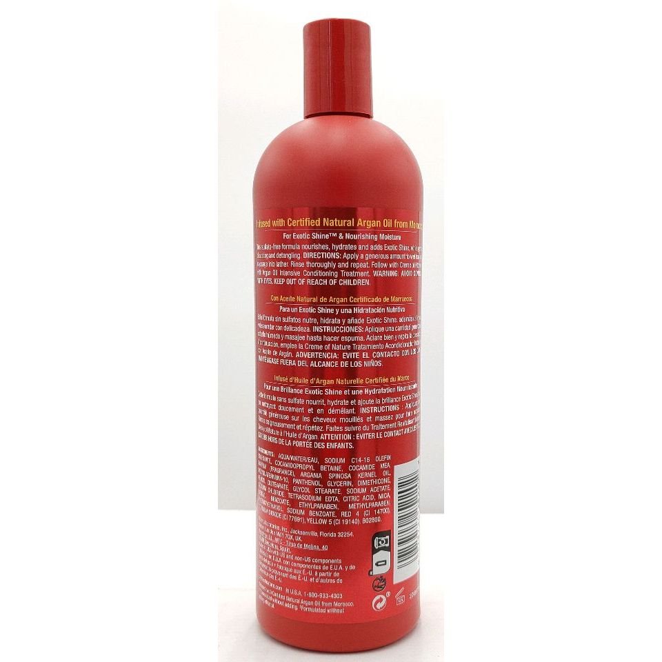 Creme of Nature Argan Oil Moisture &amp; Shine Shampoo 591ml - gtwtoporld.com