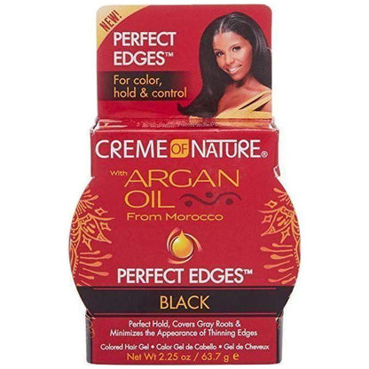Creme of nature Argan Oil Perfect Edges Black 63,7g - gtwtoporld.com