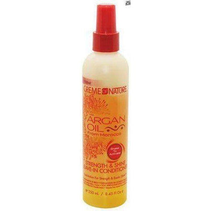 Creme of Nature Argan Oil Strength &amp; Shine Leave - In Conditioner 250ml - gtwtoporld.com