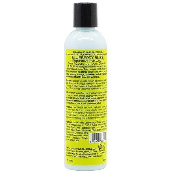 Curls Blueberry Bliss Reparative Hair Wash 236ml - gtwtoporld.com