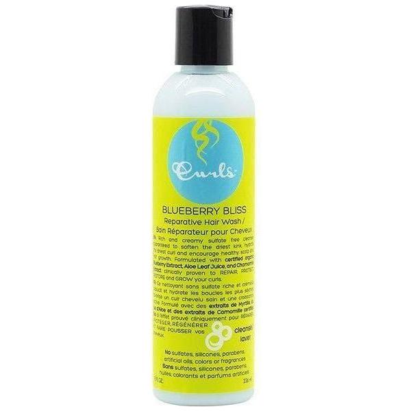 Curls Blueberry Bliss Reparative Hair Wash 236ml - gtwtoporld.com