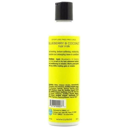 Curls Blueberry &amp; Coconut Hair Milk 236ml - gtwtoporld.com