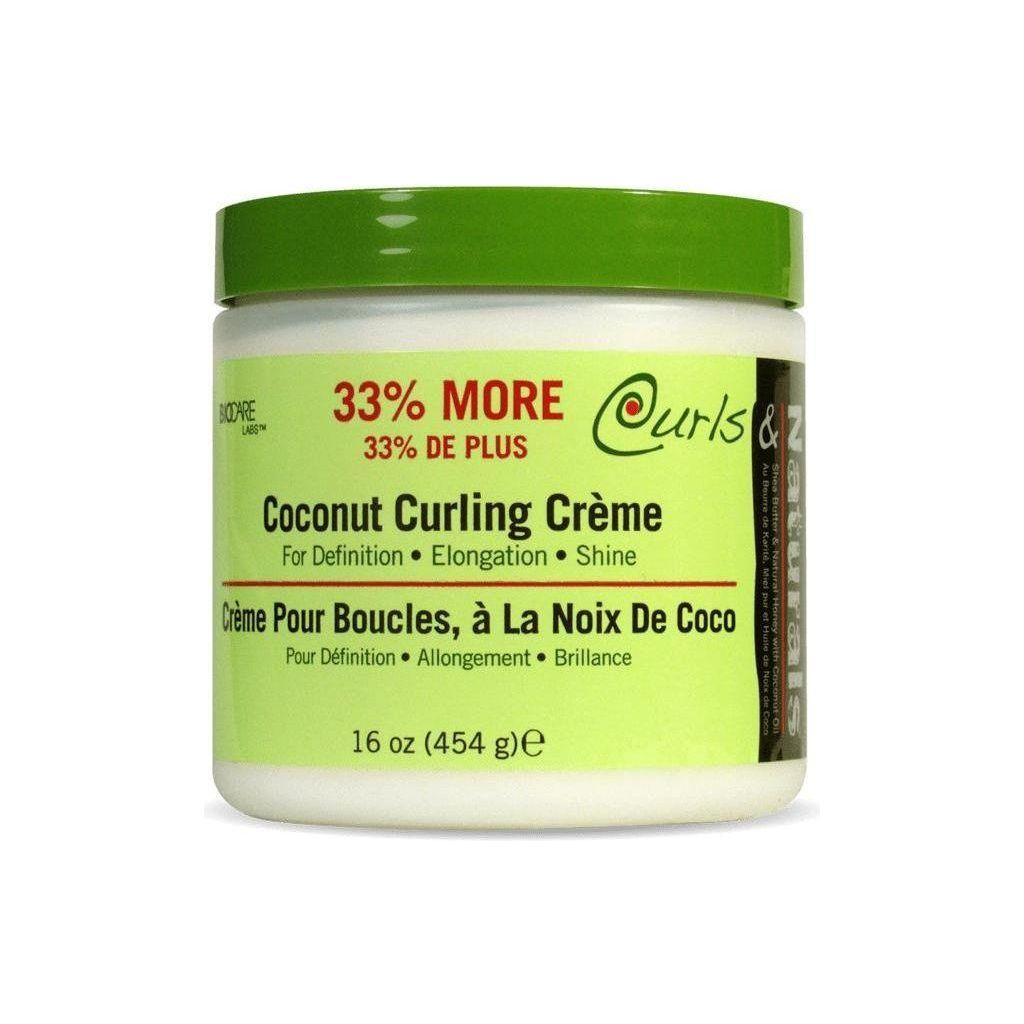 Curls &amp; Naturals Coconut Curling Cream 16oz - gtwtoporld.com